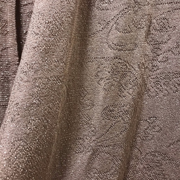 Chico’s Travelers open sweater cardigan size 1 beige floral - Picture 4 of 4